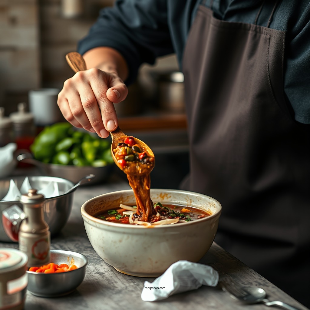 Preparation Steps - black bean and salsa soup recipe