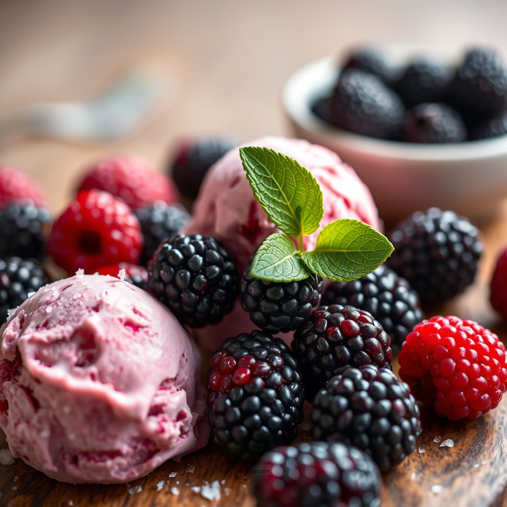 Ingredients You’ll Need - blackberry cobbler ice cream recipe