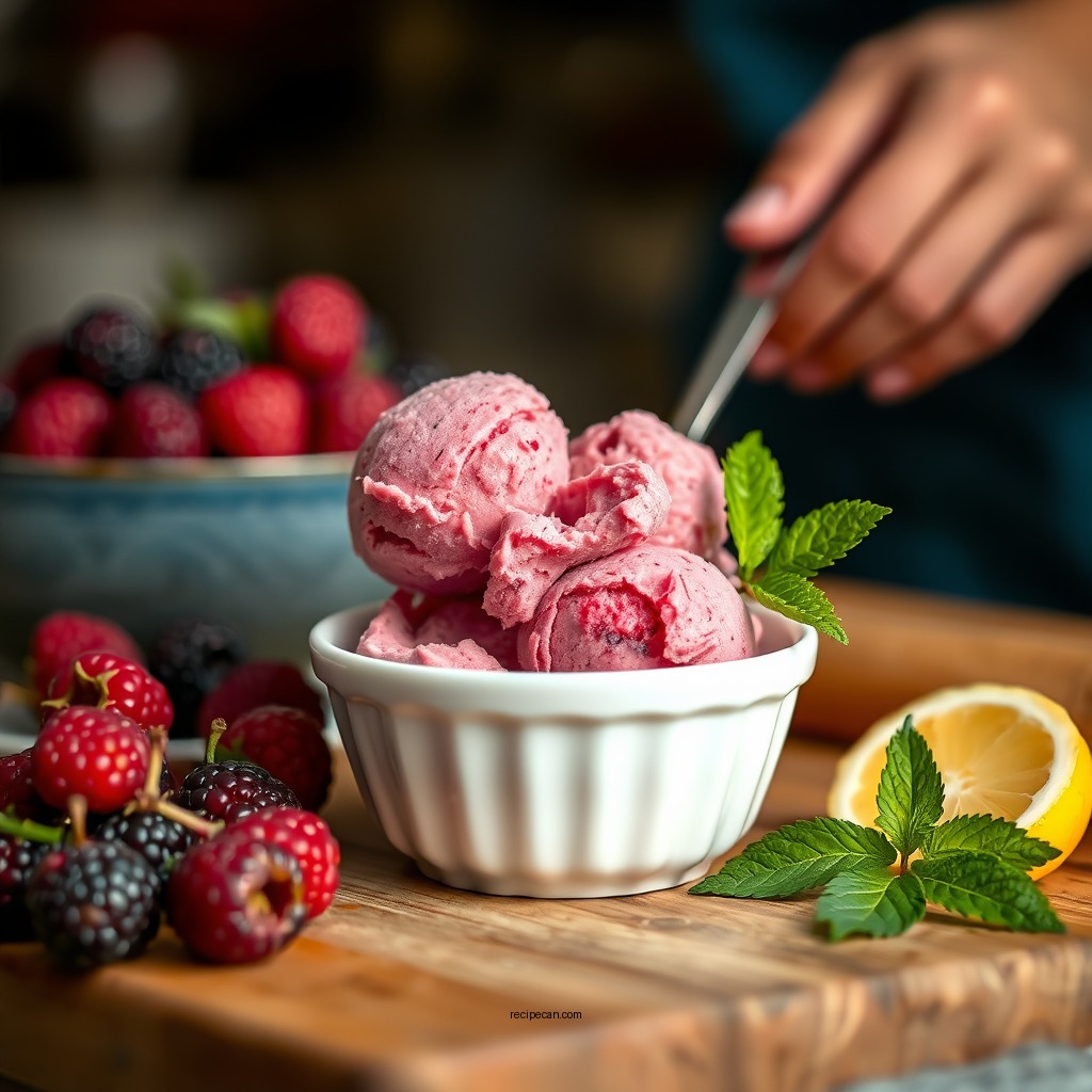 Ingredients You’ll Need - blackberry sorbet recipe ice cream maker
