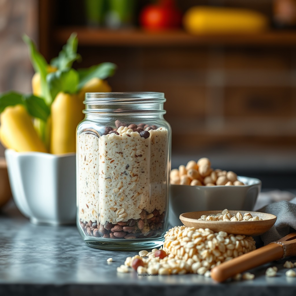 Ingredients You Need - blended overnight oats recipe