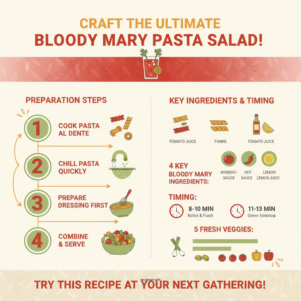 bloody mary pasta salad recipe - Data Infographic and Statistics