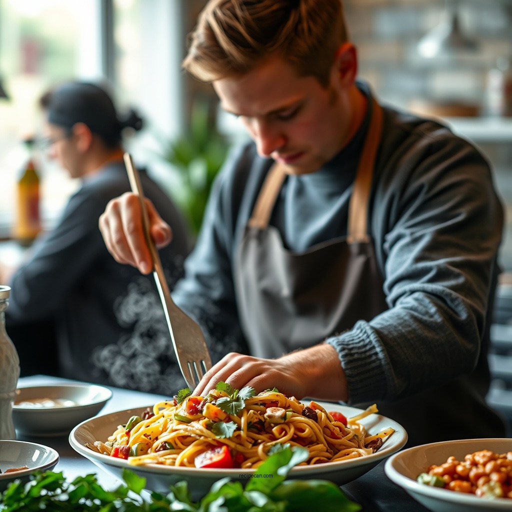 Step-by-Step Preparation - bloody mary pasta salad recipe