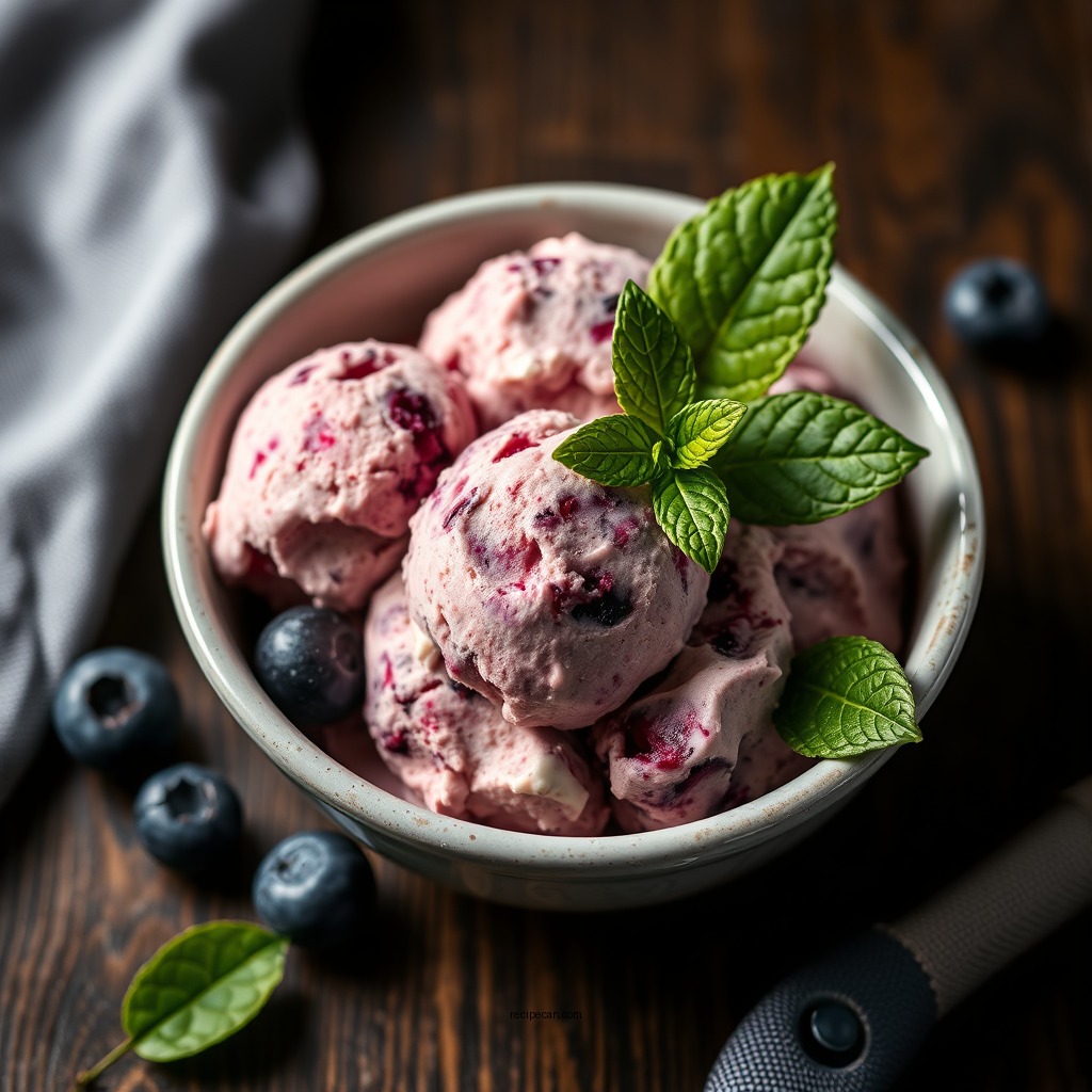 Ingredients You'll Need - blueberry cottage cheese ice cream recipe
