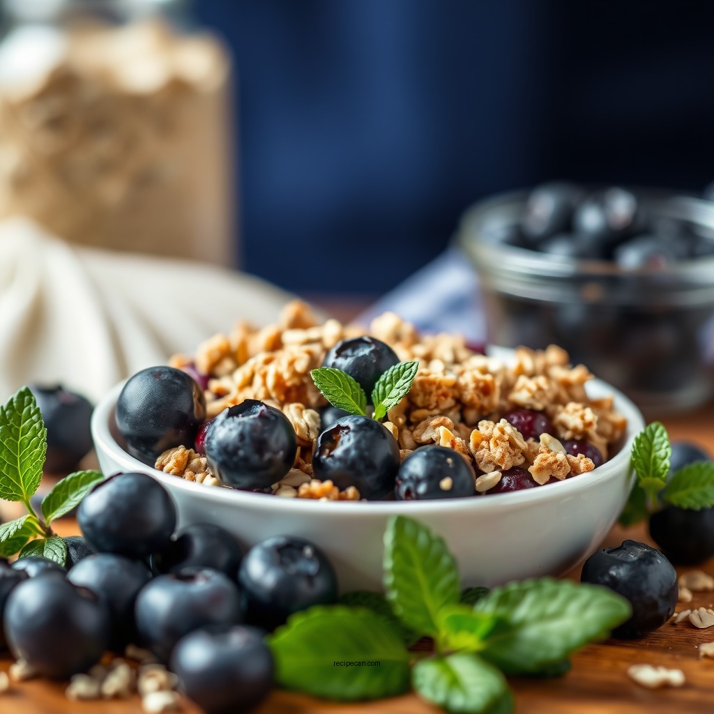 Ingredients You'll Need - blueberry crisp recipe with oats