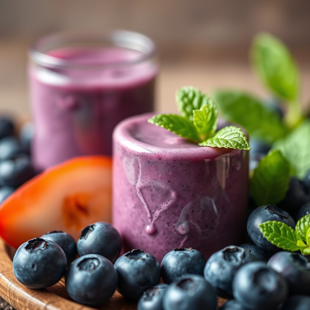Nutritional Benefits of Blueberries - blueberry fruit smoothie recipe