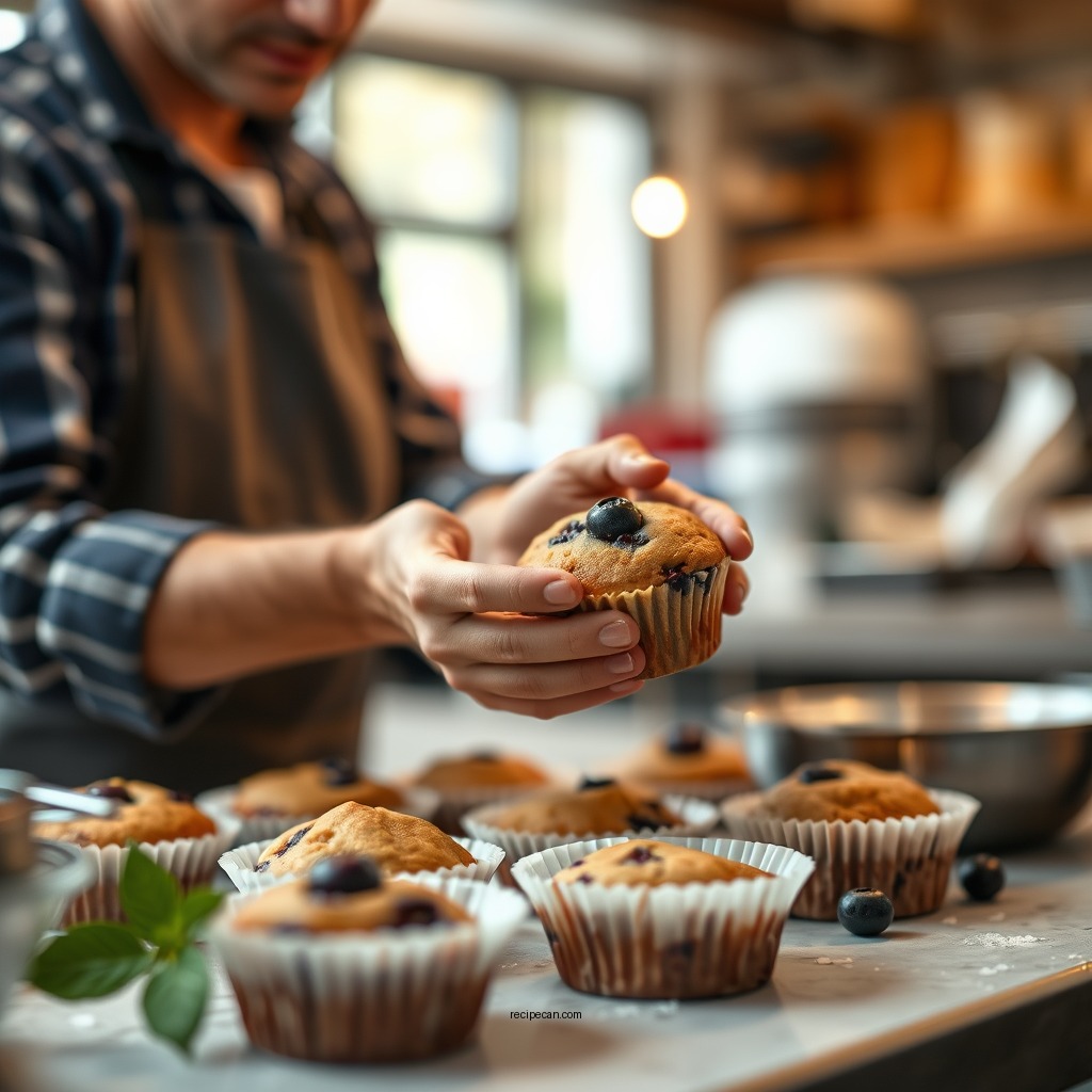Preparation Steps - blueberry muffin recipe easy