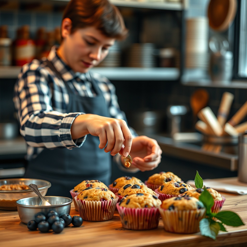 Preparation Steps - blueberry muffins recipe