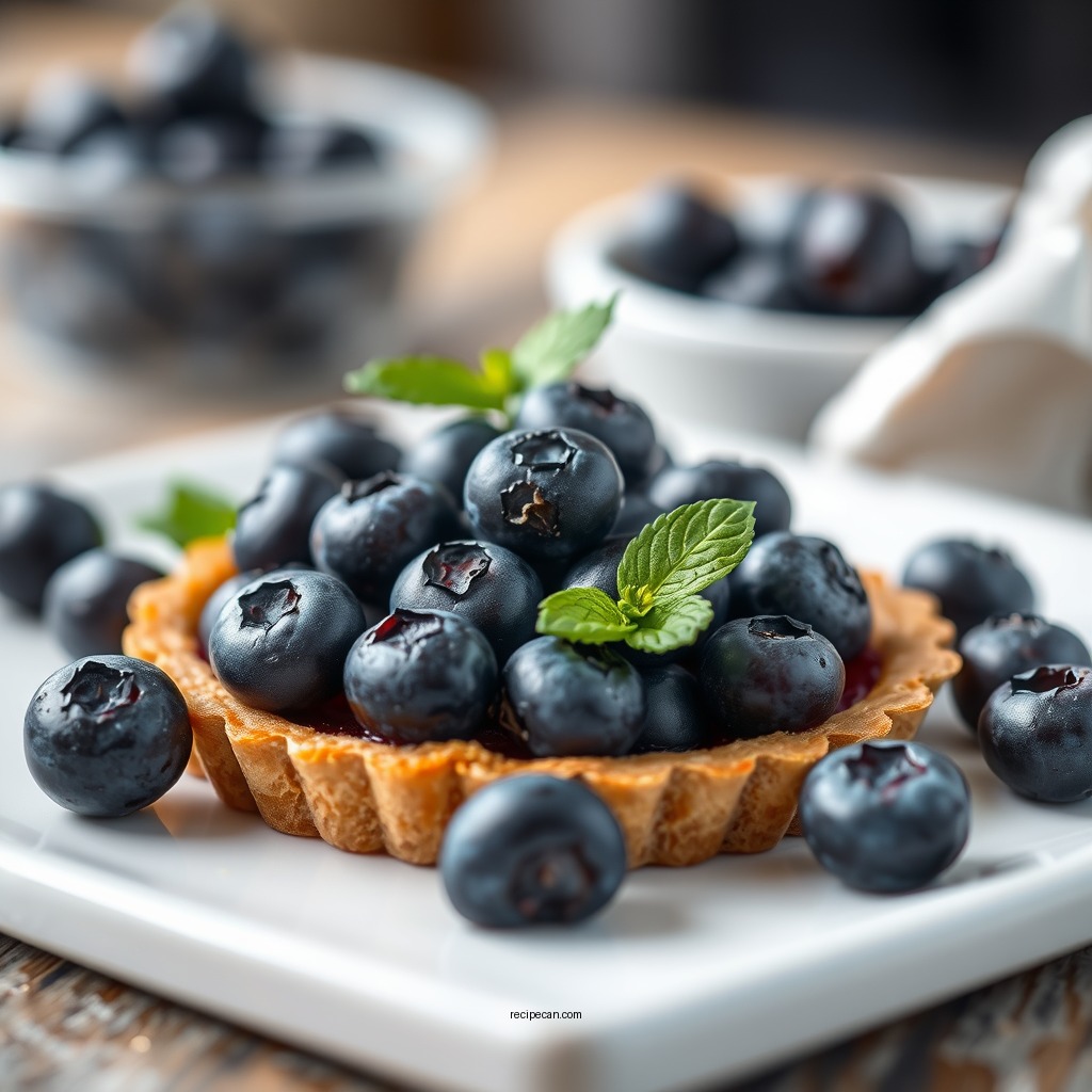 Ingredients You'll Need - blueberry tart recipe