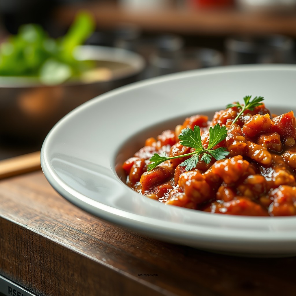 Cooking the Meat - bolognese sauce recipe