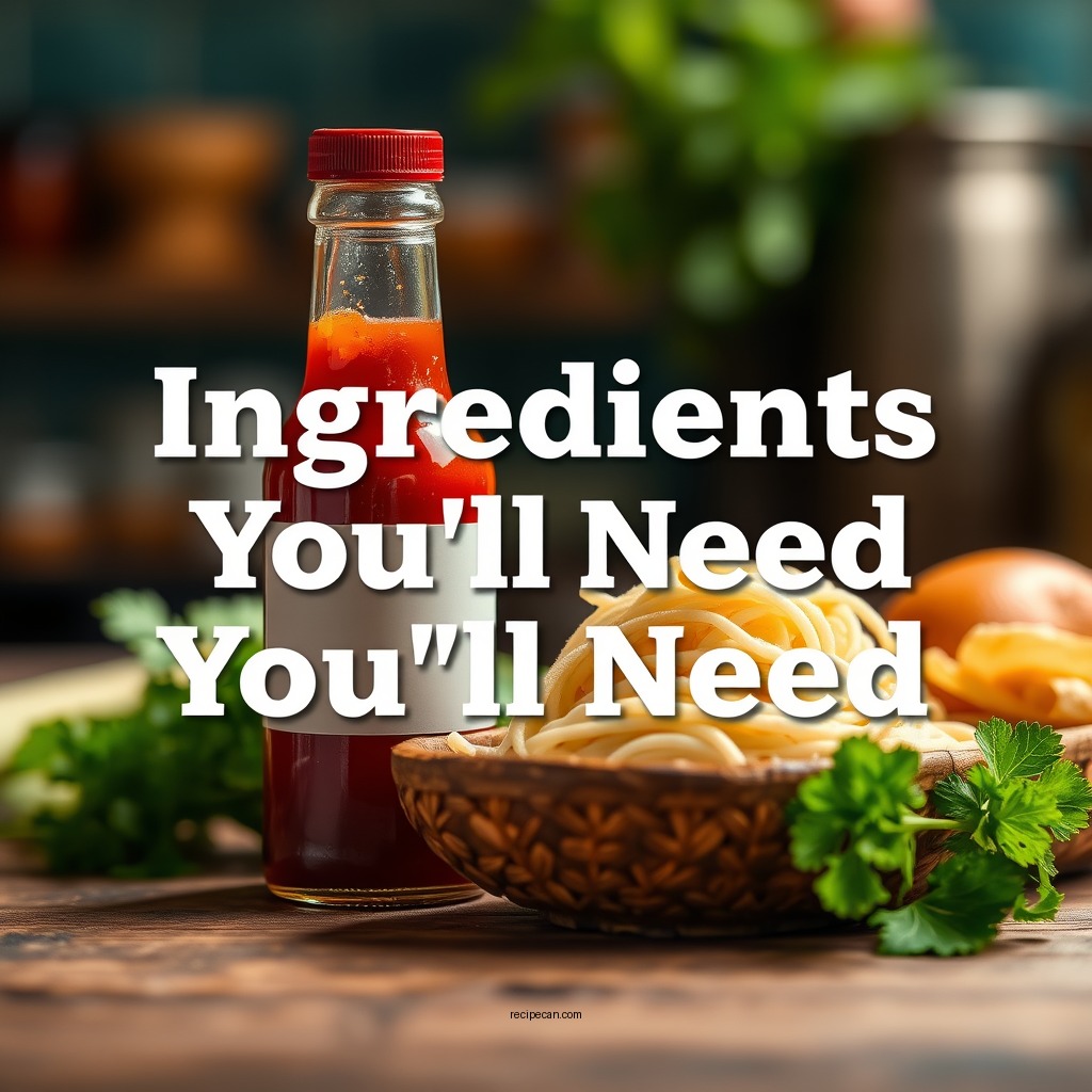 Ingredients You'll Need - boom boom sauce recipe