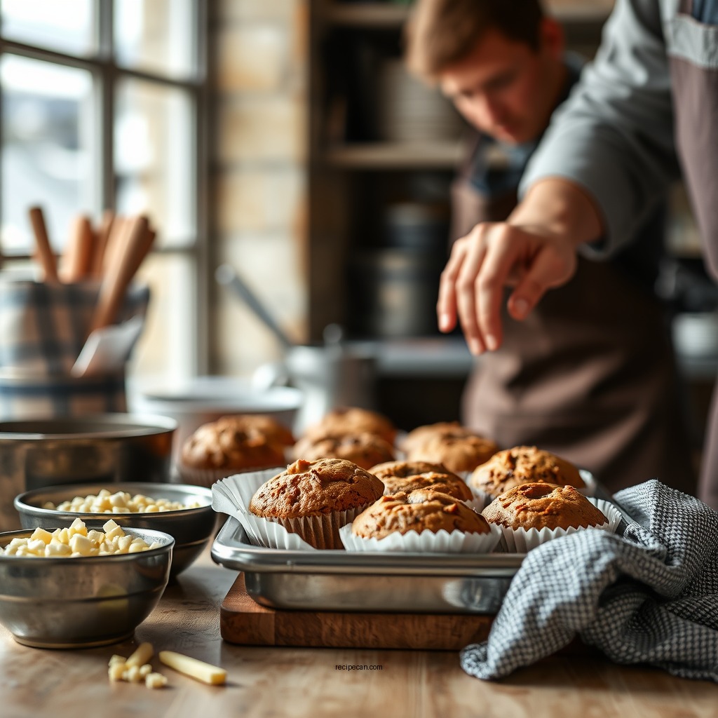 Step-by-Step Preparation - bran muffin recipe