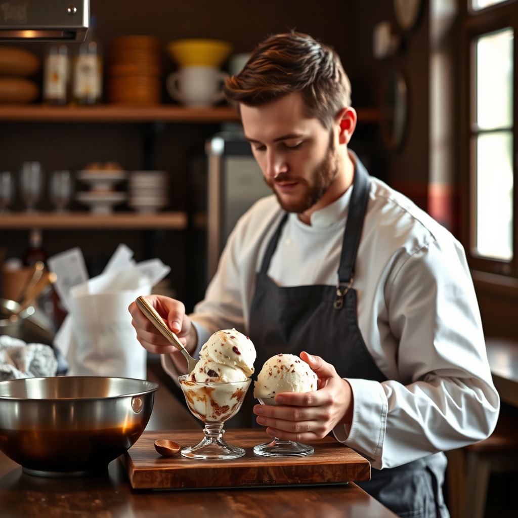 Step-by-Step Preparation - brandy alexander recipe ice cream