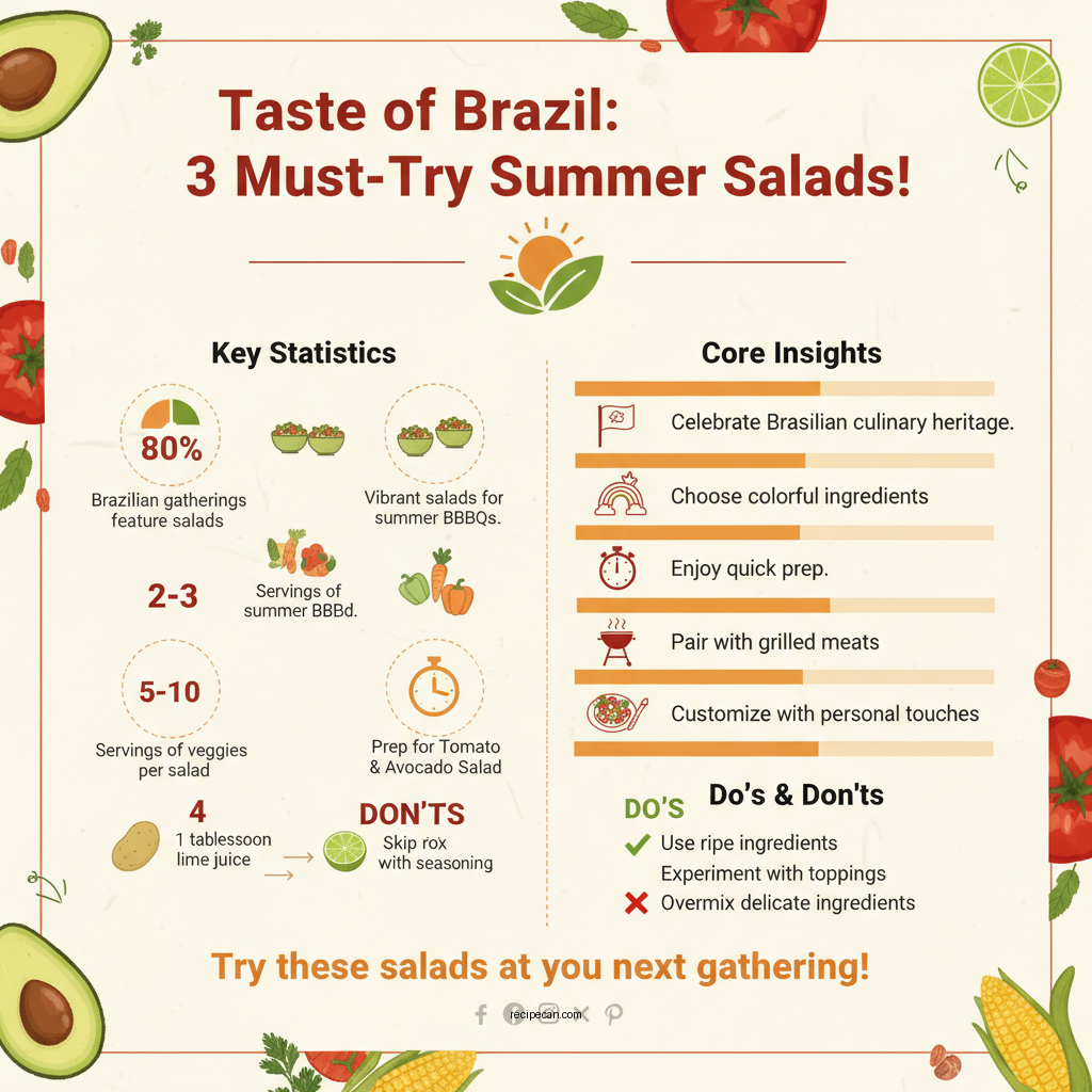 brazilian salad recipes - Data Infographic and Statistics