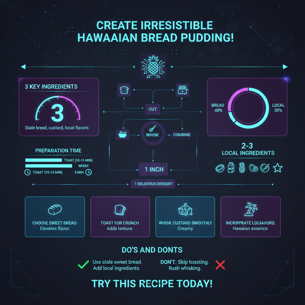 bread pudding recipe hawaii - Data Infographic and Statistics