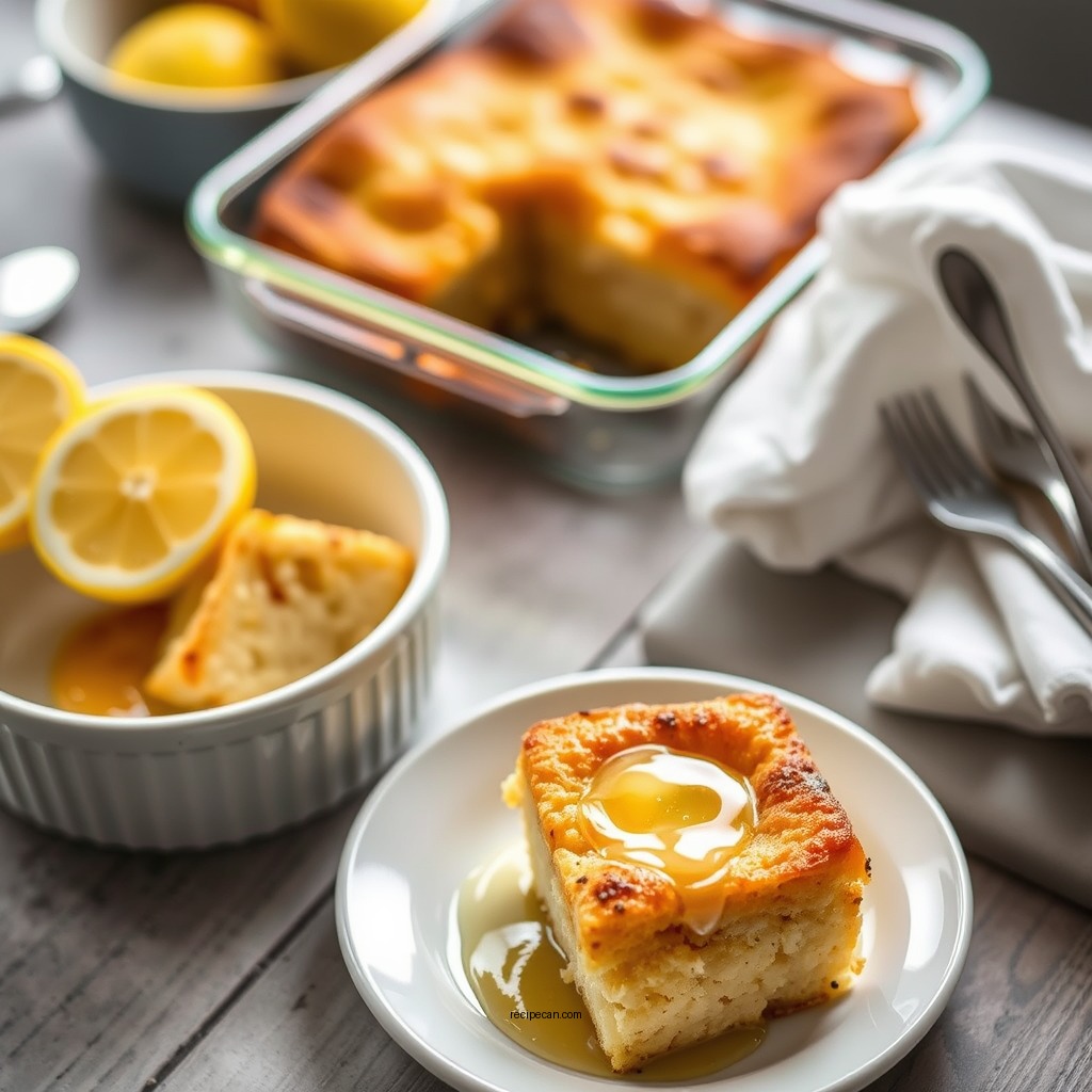 Ingredients for Bread Pudding - bread pudding recipe with lemon sauce