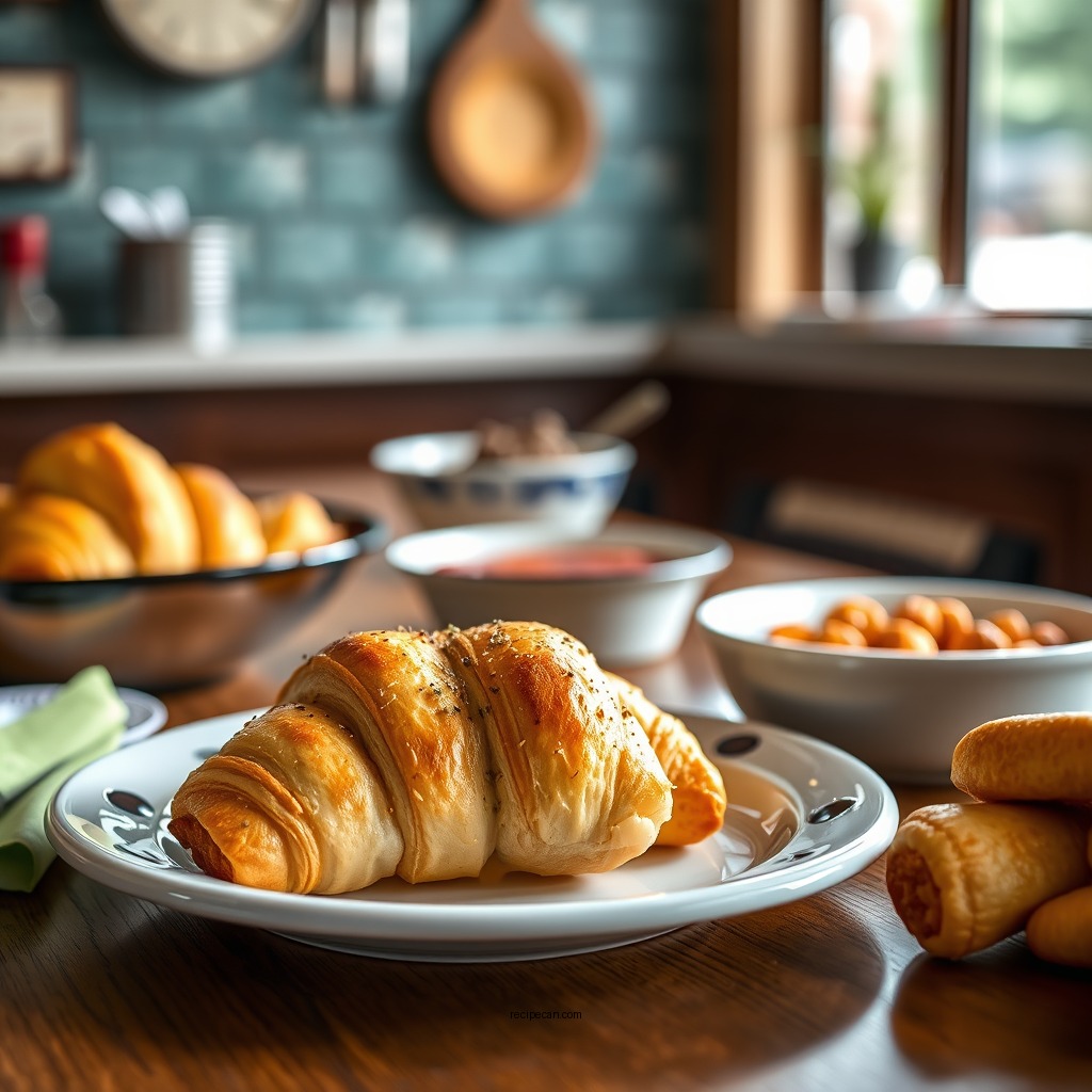 Savory Breakfast Options - breakfast recipes using crescent rolls