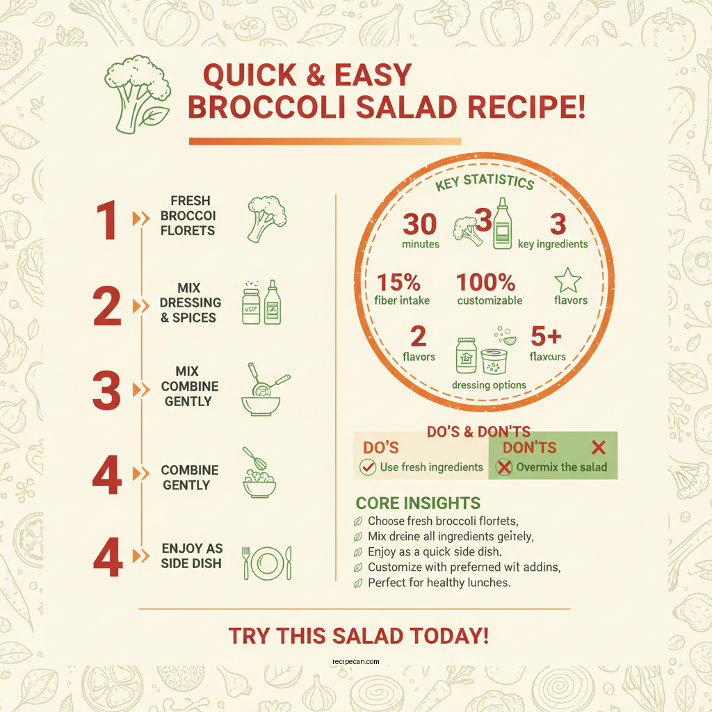broccoli salad walmart recipe - Data Infographic and Statistics
