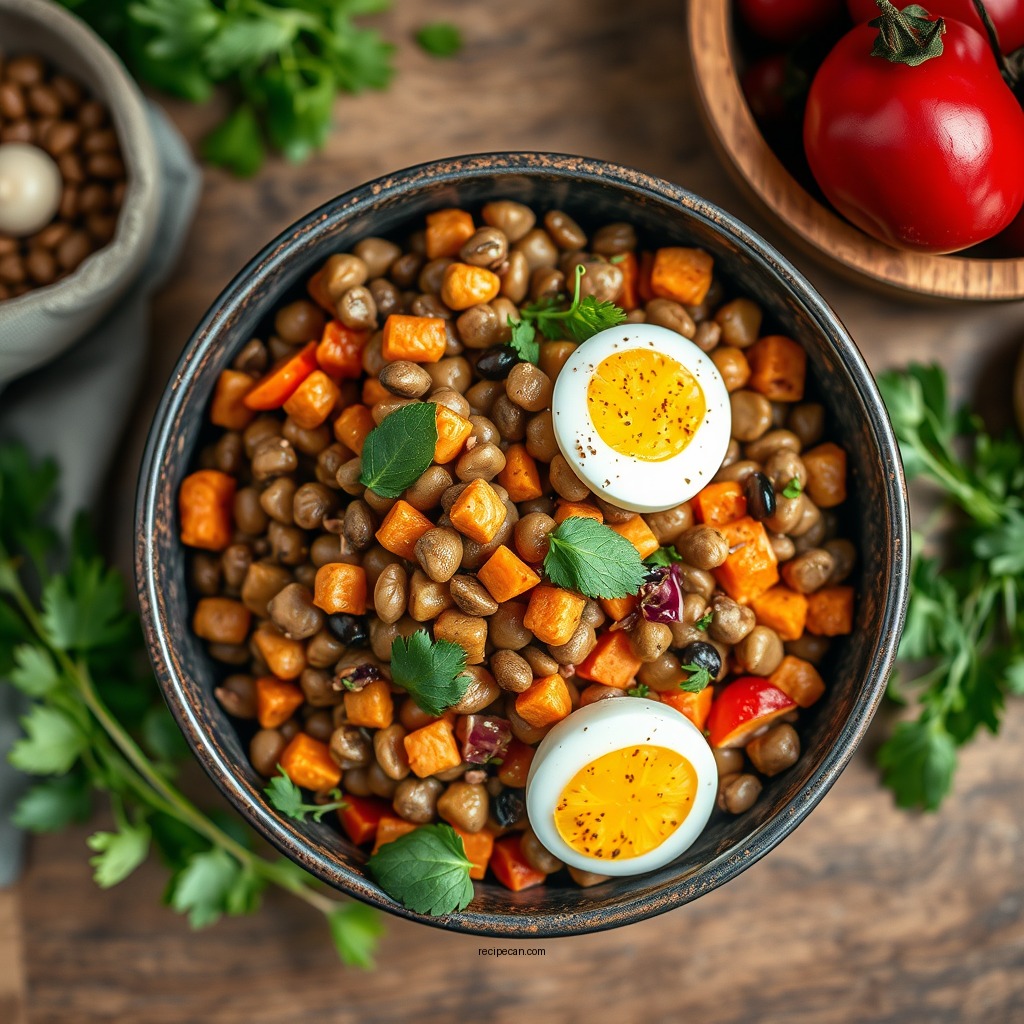 Ingredients You'll Need - brown butter lentil and sweet potato salad recipe