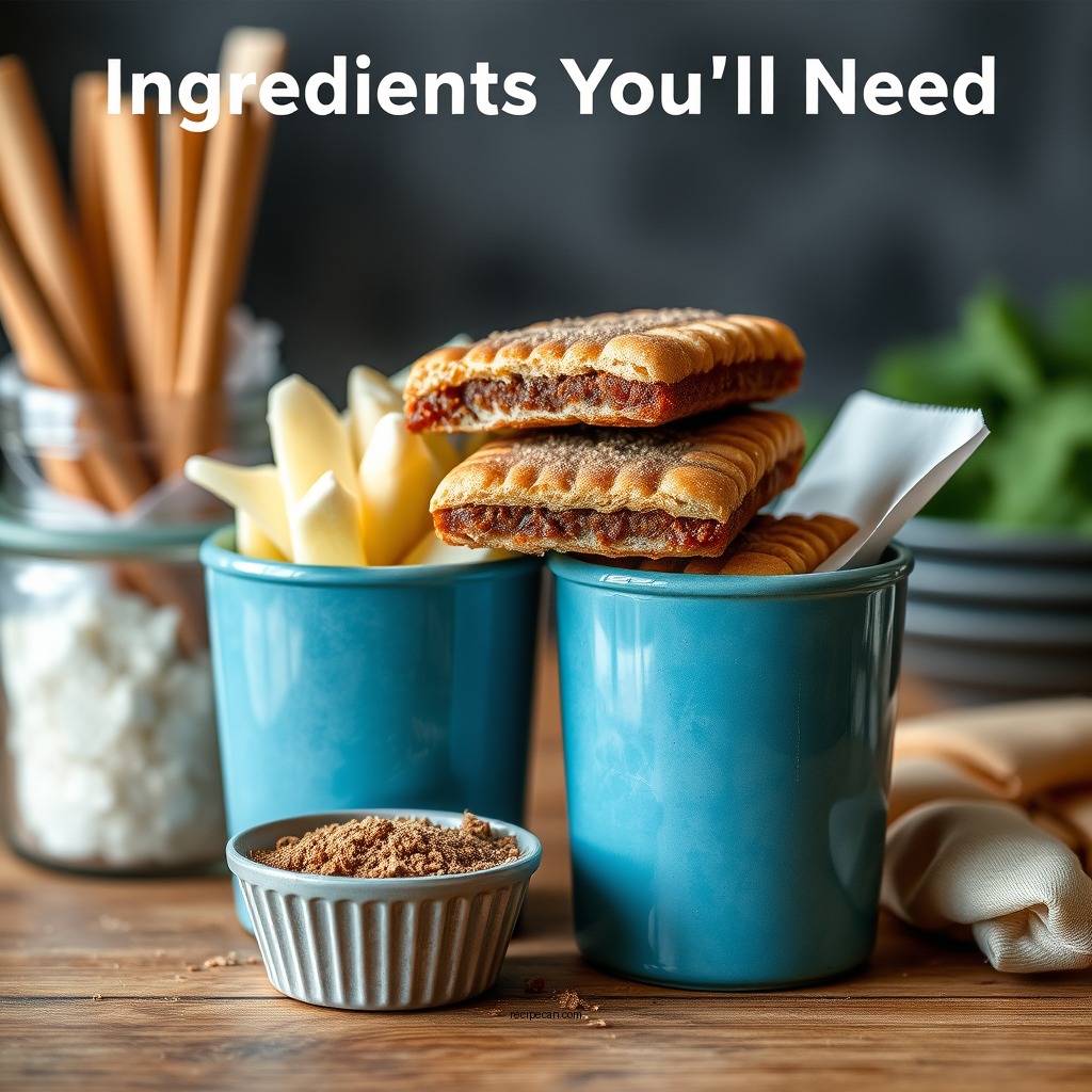 Ingredients You'll Need - brown sugar pop tarts recipe