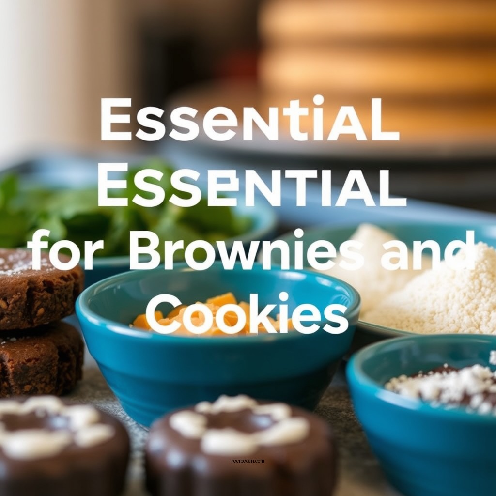 Essential Ingredients for Brownies and Cookies - brownie and cookie recipe