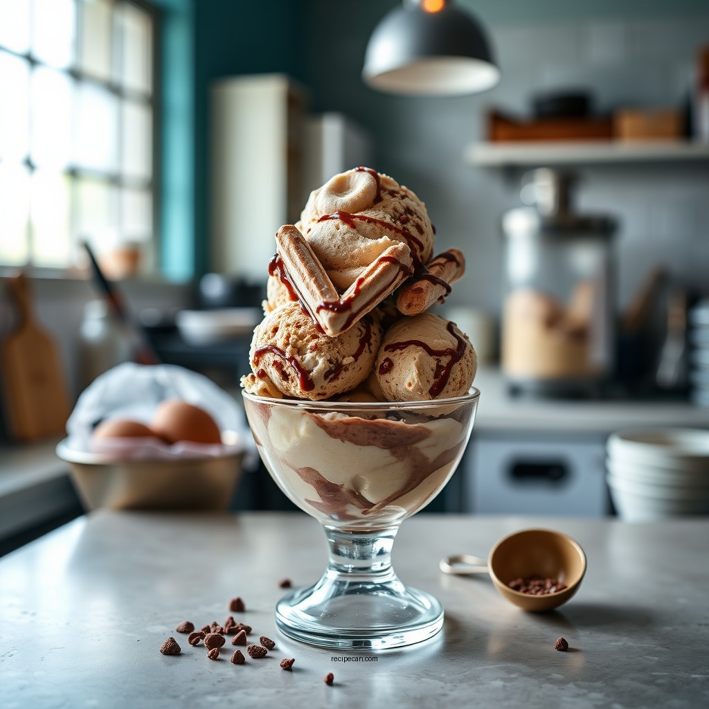 What You Need for Brownie Batter Ice Cream - brownie batter ice cream recipe