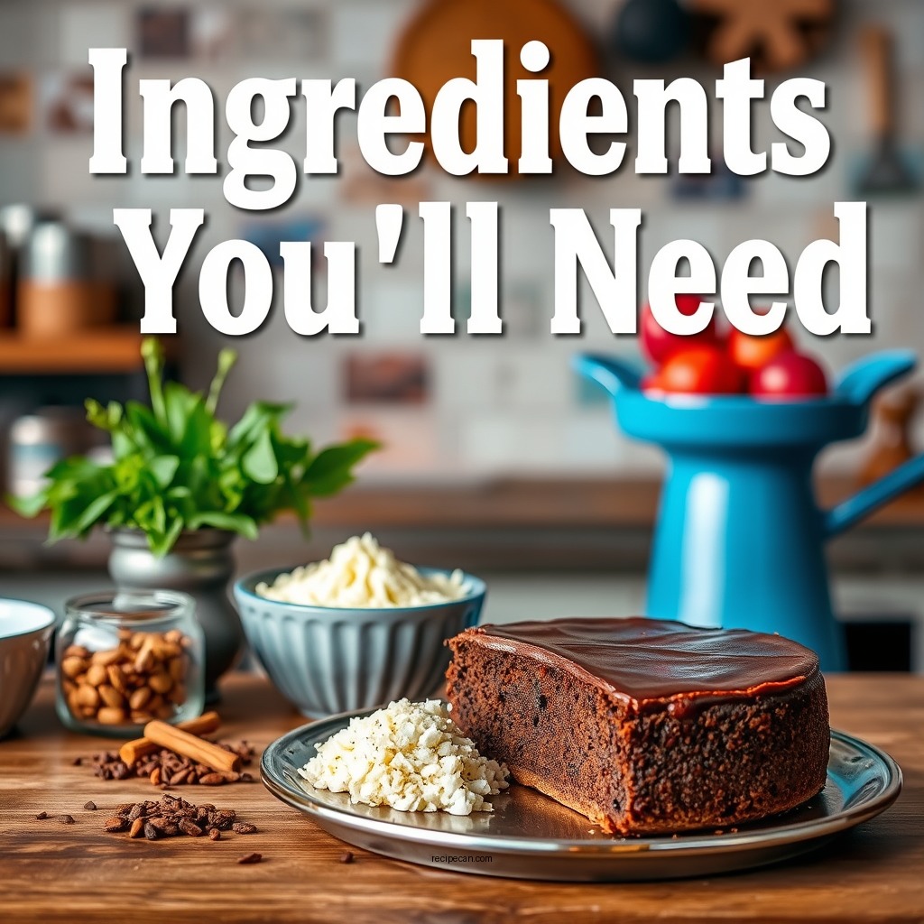 Ingredients You'll Need - brownie cheesecake recipe