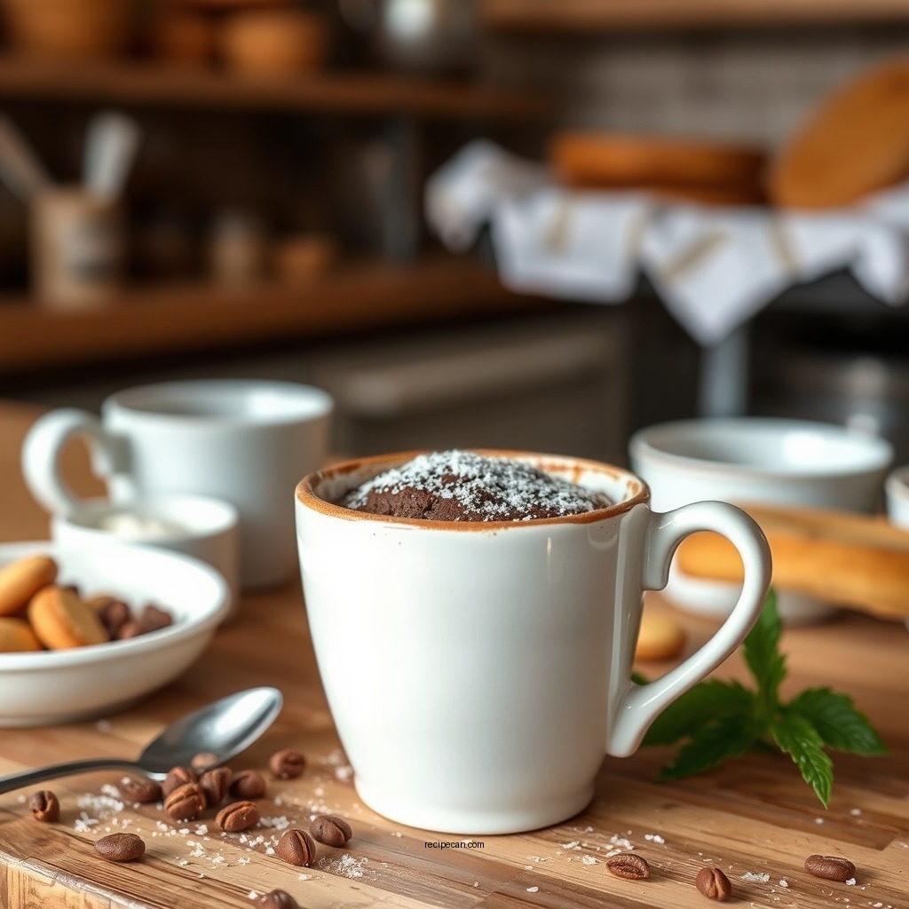 Ingredients You’ll Need - brownie in a mug recipe