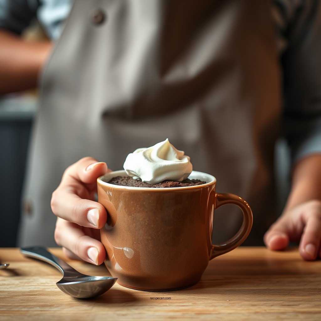 Step-by-Step Instructions - brownie in a mug recipe
