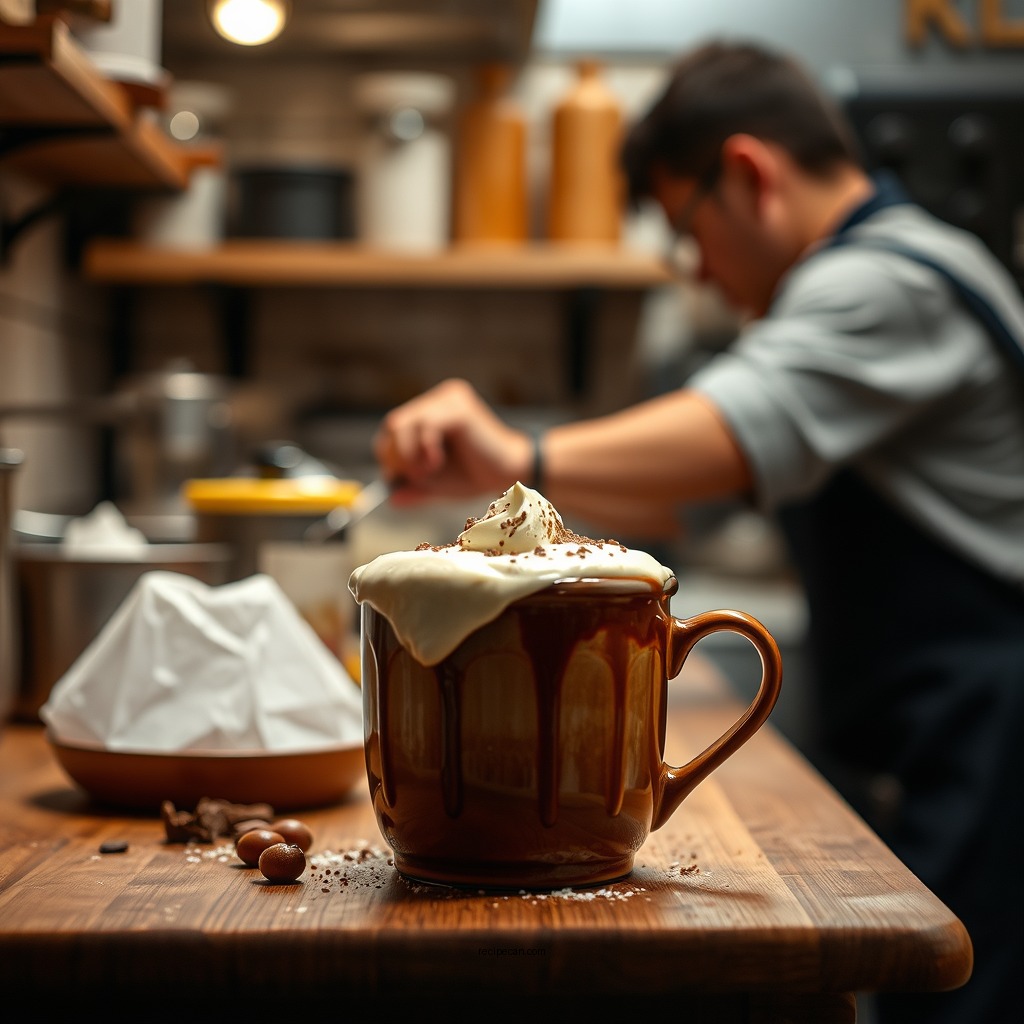 Step-by-Step Preparation Process - brownie mug recipe