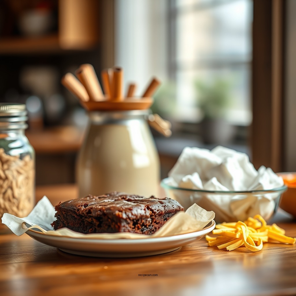 Ingredients You'll Need - brownie recipe in microwave oven