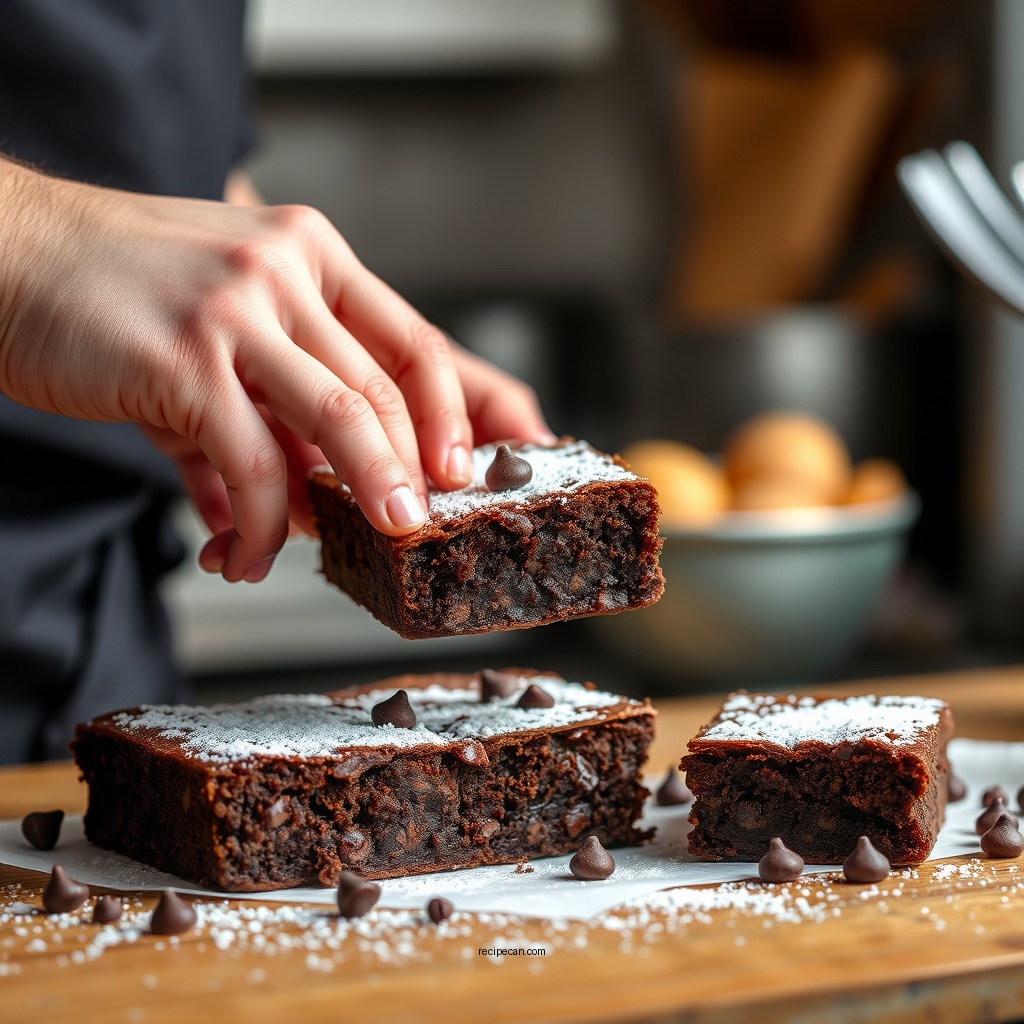 Preparing Your Brownie Batter - brownie recipe no chocolate chips
