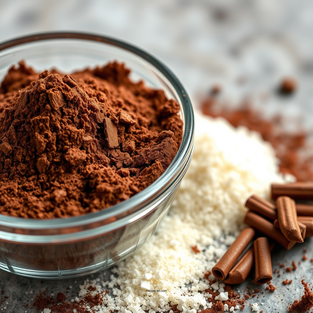 Ingredients You'll Need - brownie recipe with cocoa powder