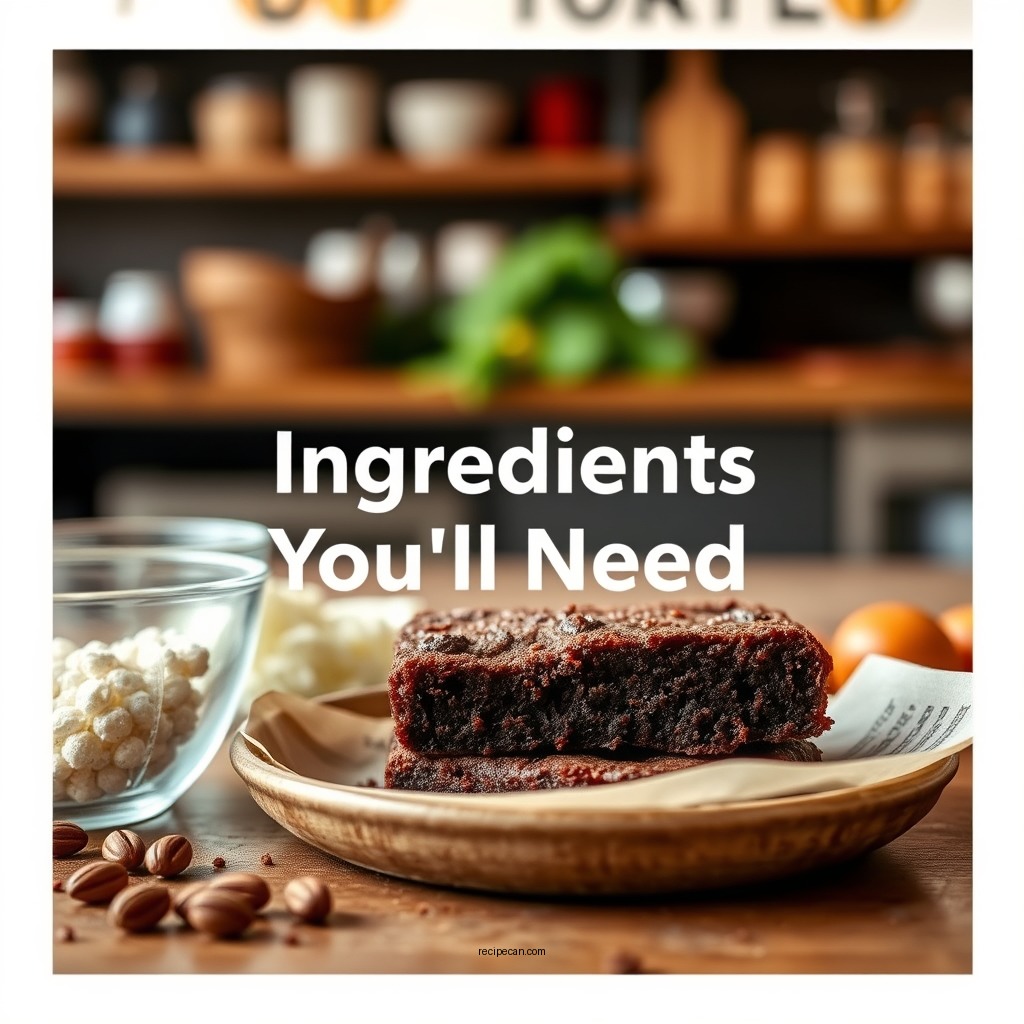 Ingredients You'll Need - brownie recipe without eggs