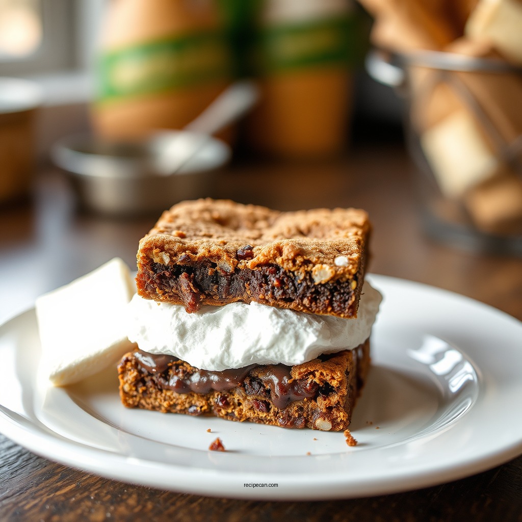 Ingredients You'll Need - brownie s'mores recipe