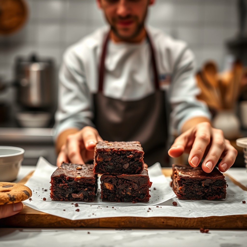 Step-by-Step Brownie Preparation - brownie with cookie recipe