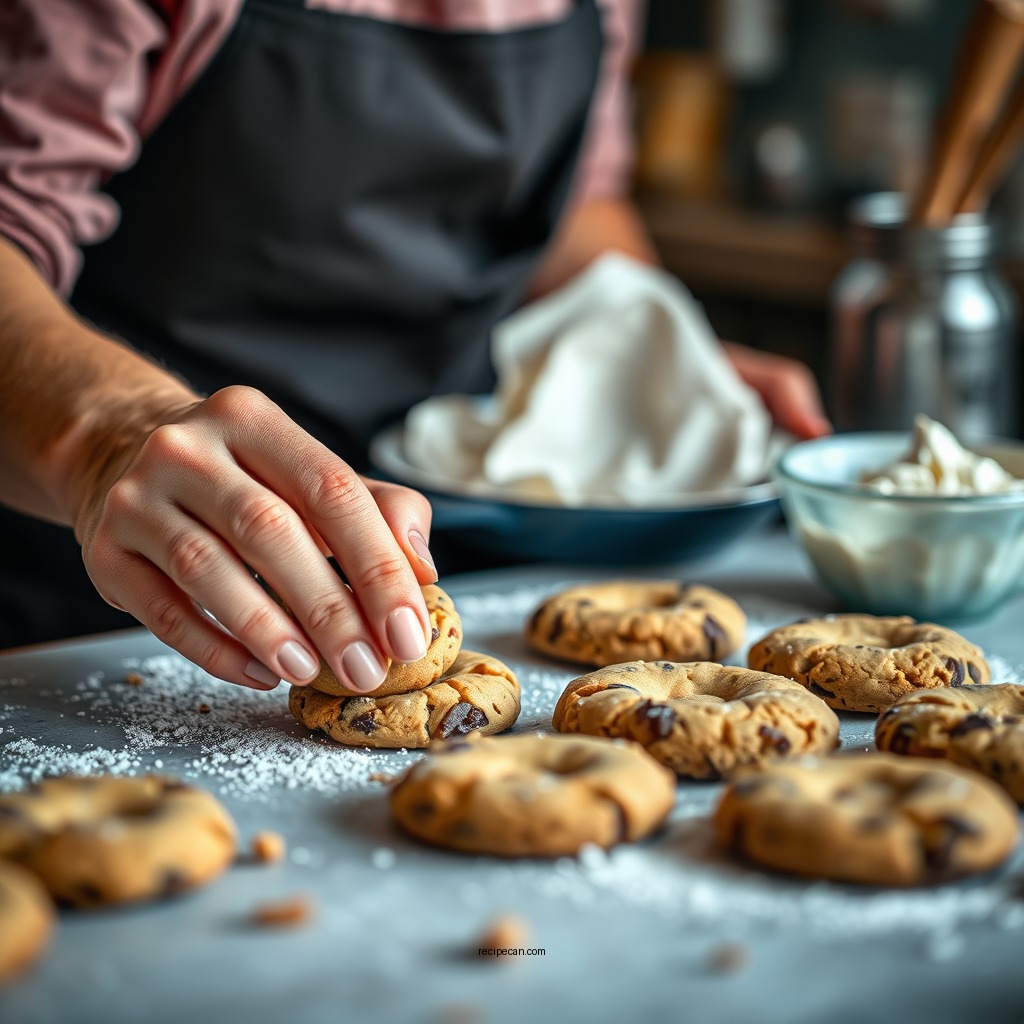 Step-by-Step Cookie Preparation - brownie with cookie recipe