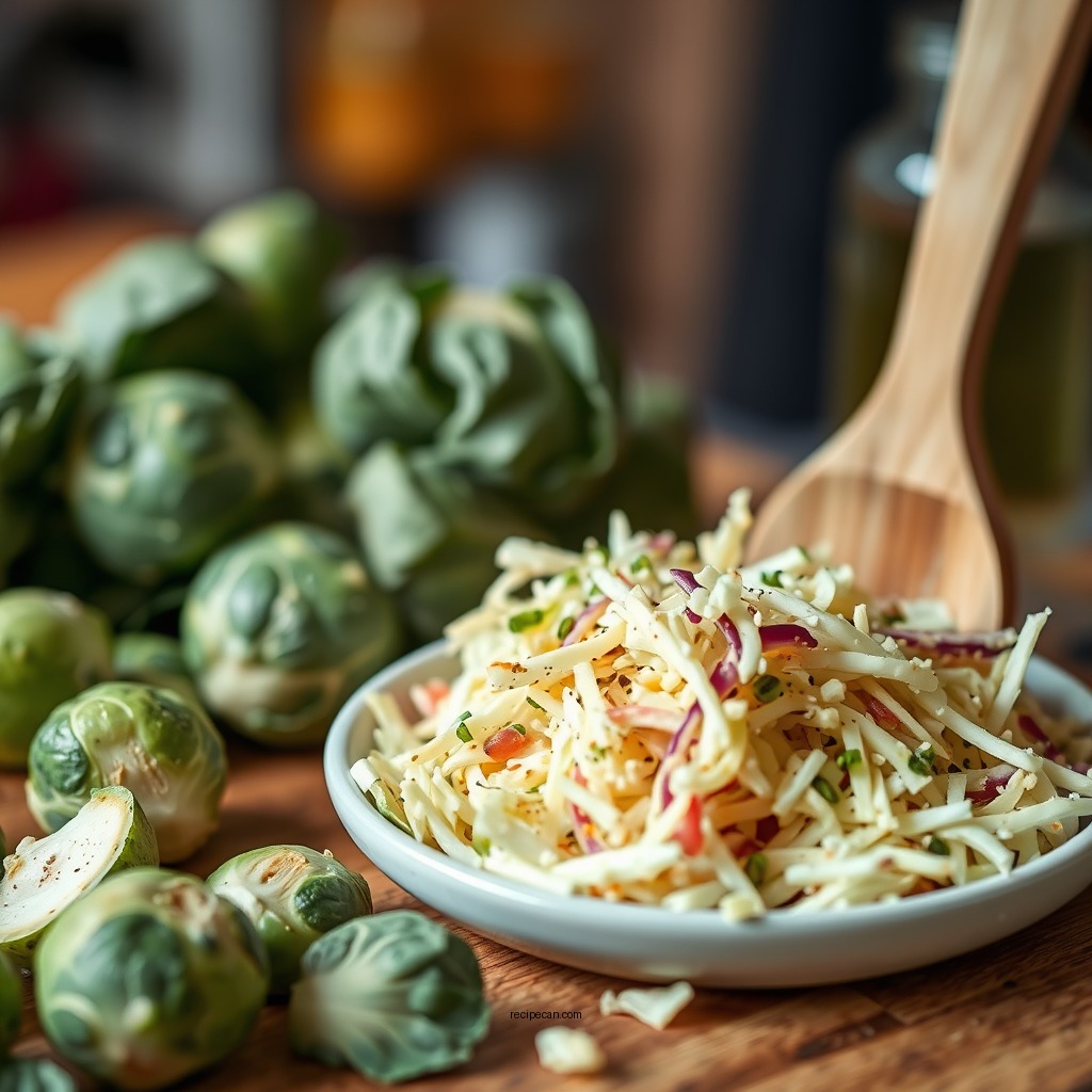 Ingredients You'll Need - brussel sprout coleslaw recipe