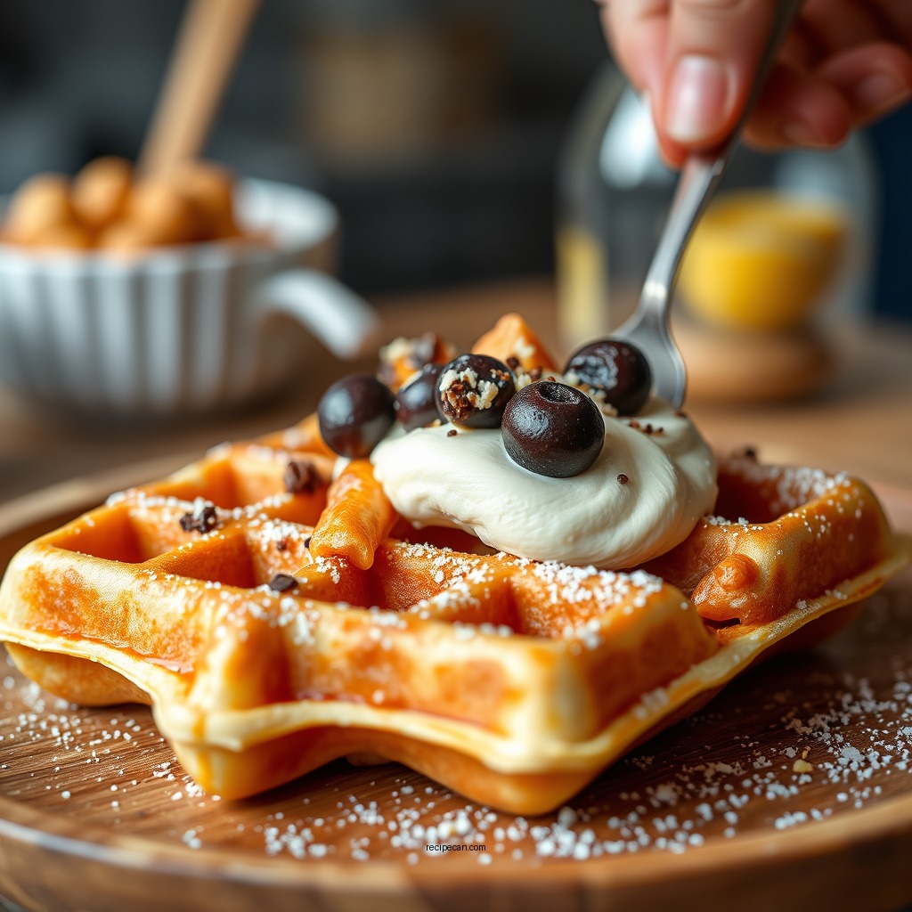 Sweet Toppings for Bubble Waffles - bubble waffle recipes