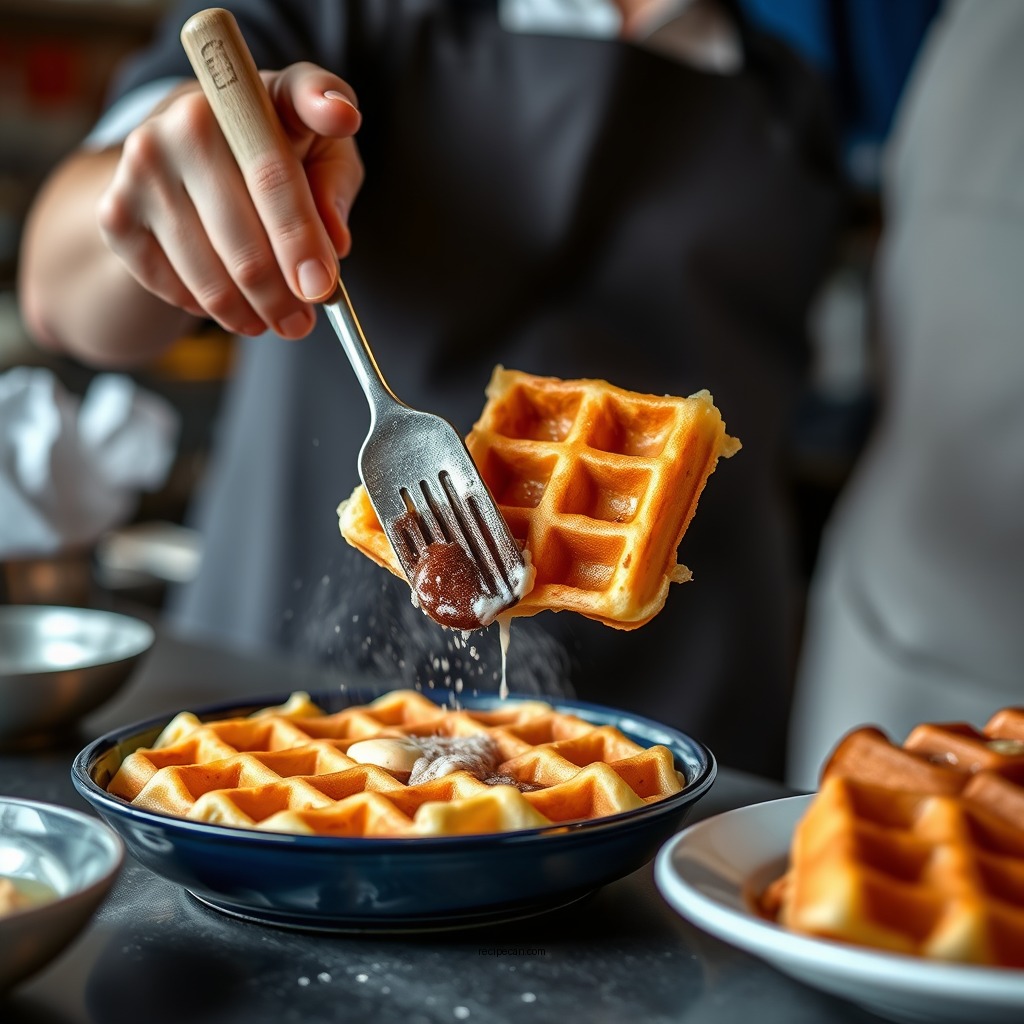 Step-by-Step Preparation - bubble waffles recipe