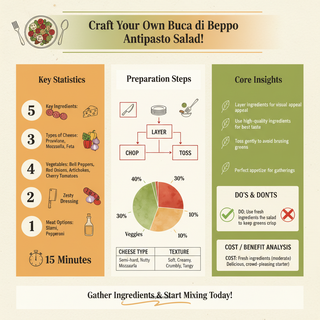 buca di beppo antipasto salad recipe - Data Infographic and Statistics
