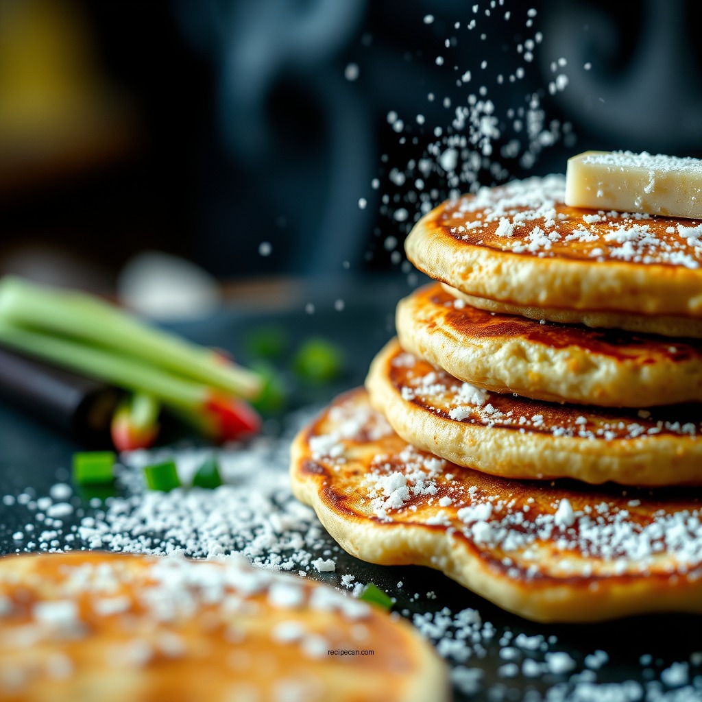 Cooking the Pancakes - buckwheat pancake recipe