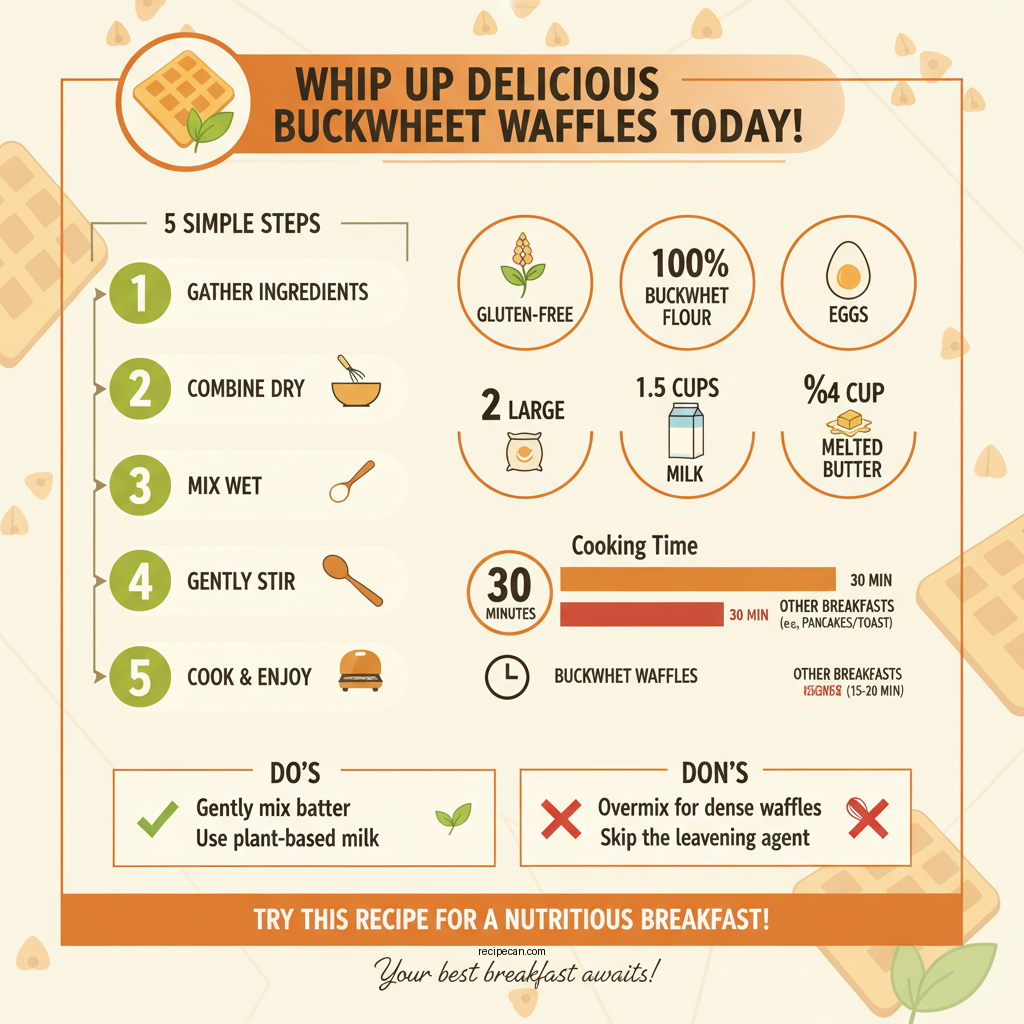 buckwheat waffle recipe - Data Infographic and Statistics