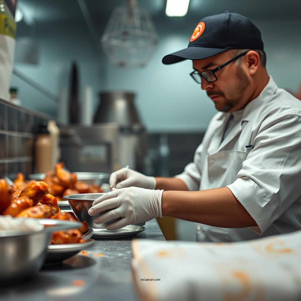 Preparing the Wings - buffalo wings frank's hot sauce recipe