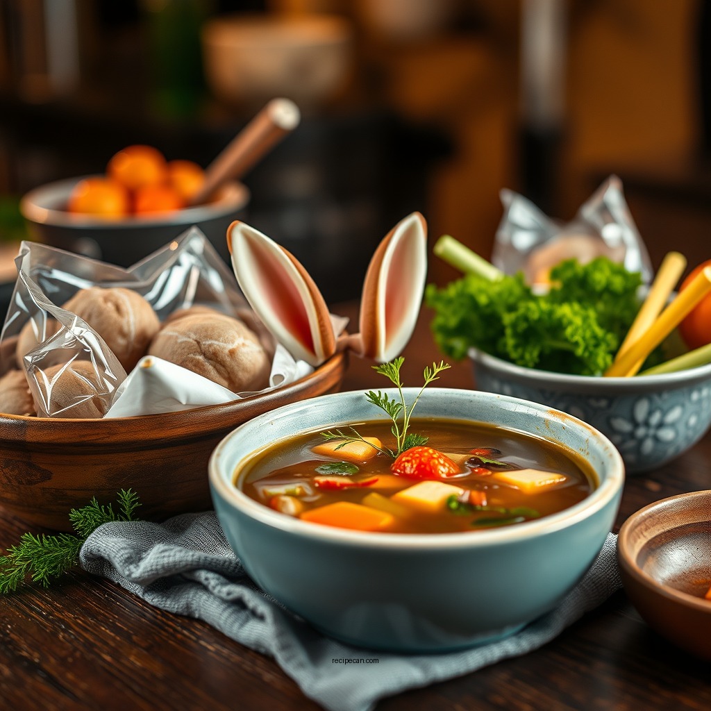 Selecting the Right Ingredients - bunny soup recipe