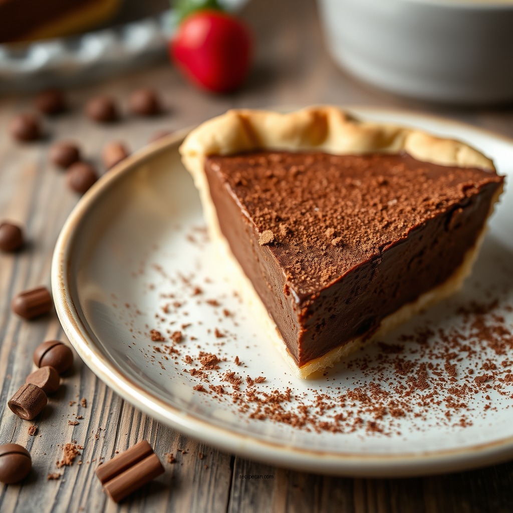 Chocolate Buttermilk Pie Recipe - buttermilk pie recipes