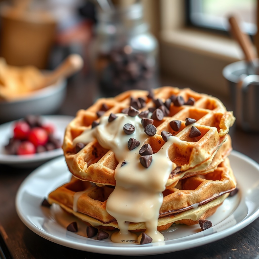 Chocolate Chip Buttermilk Waffles - buttermilk waffle recipes