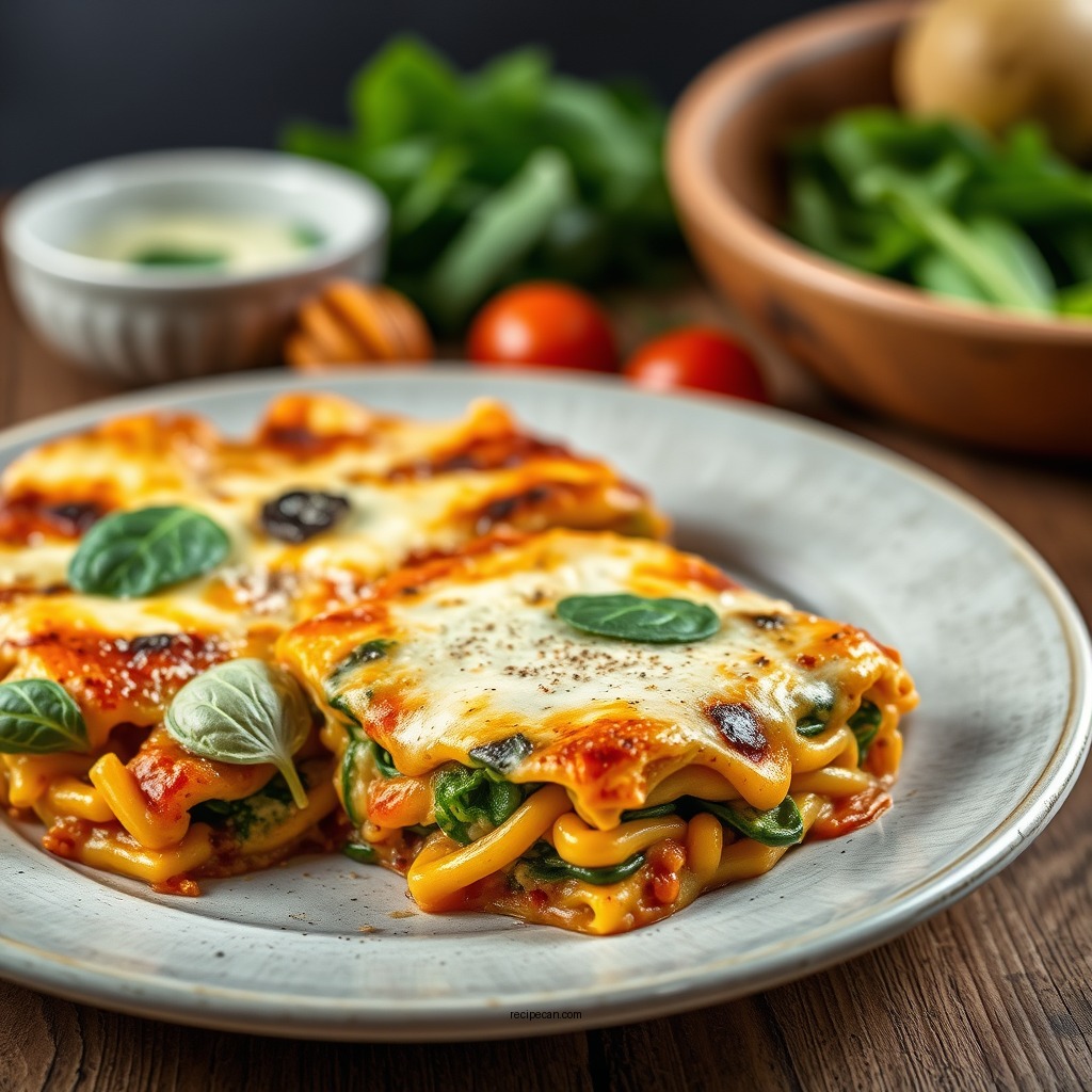 Butternut Squash and Spinach Lasagna - butternut squash and pasta recipes