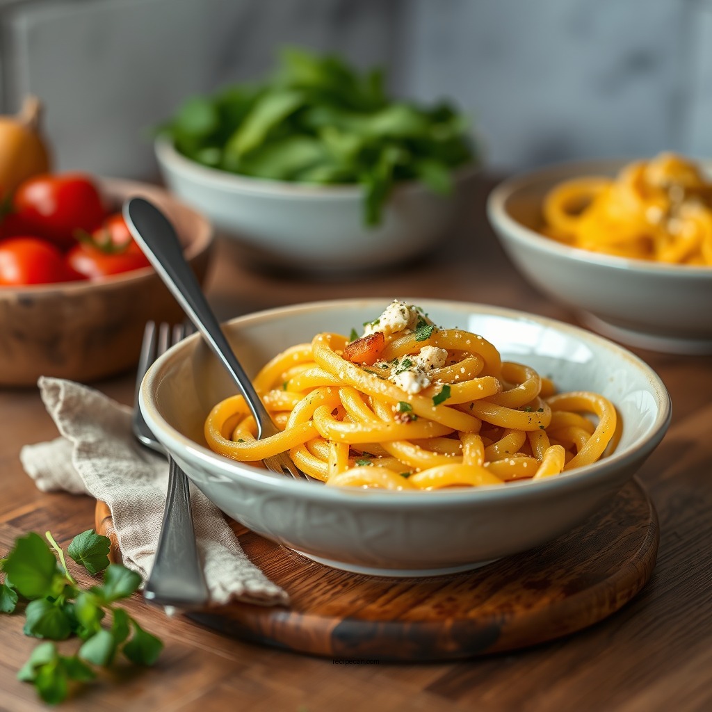 Creamy Butternut Squash Pasta - butternut squash and pasta recipes