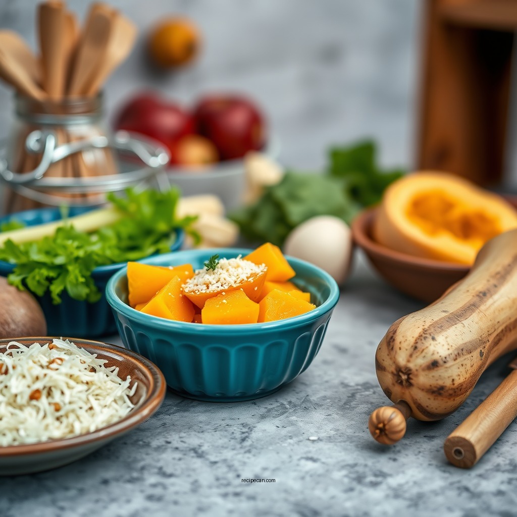 Ingredients You'll Need - butternut squash baked recipe