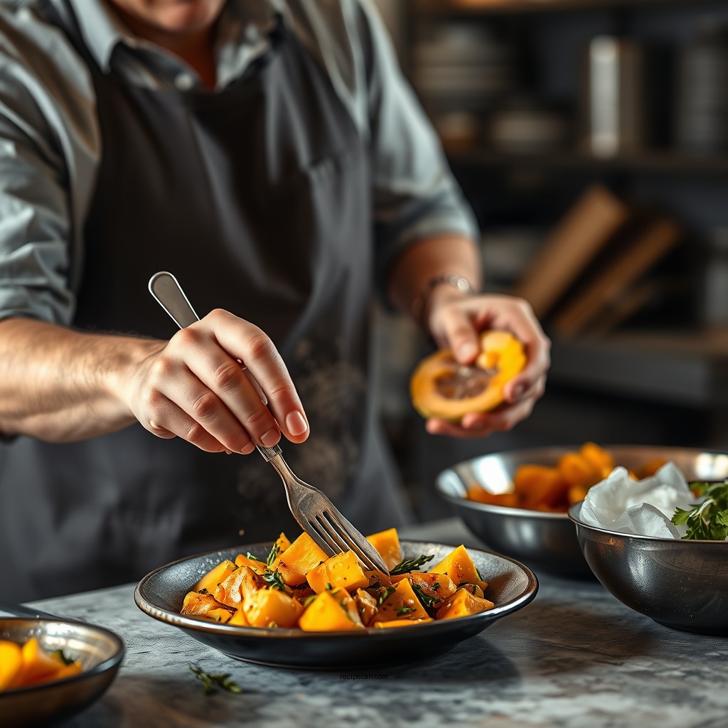 Preparation Steps - butternut squash baked recipe